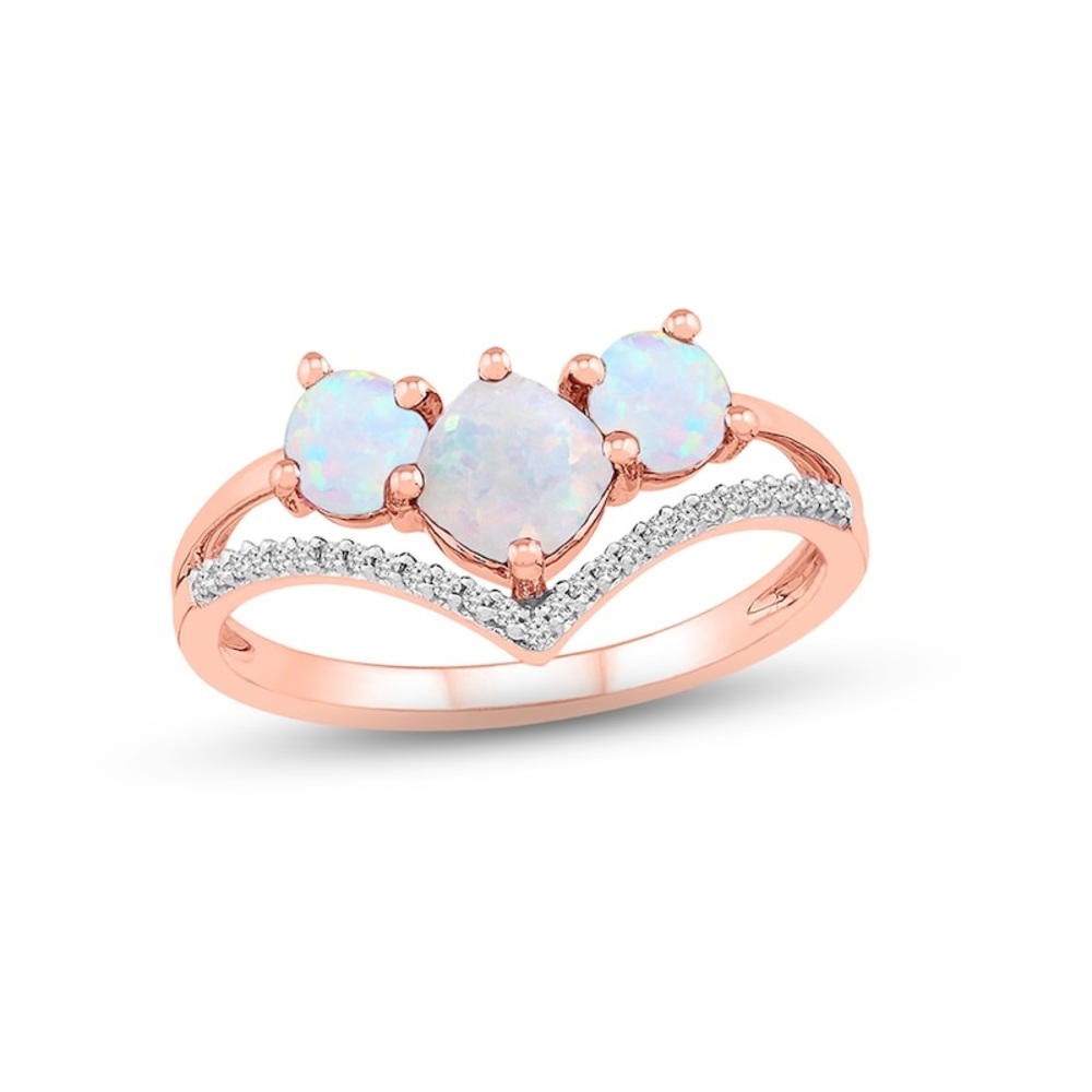 ISO: Kay’s opal and diamond rose gold ring
